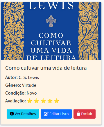 card meus livros