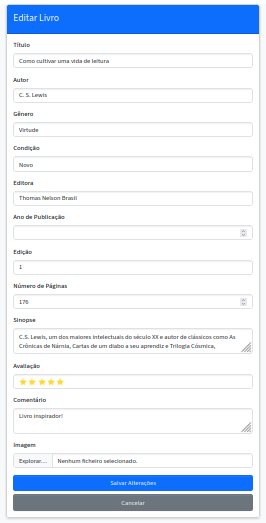 editar livros